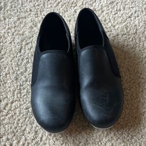 Black Slip-On Tap Shoes